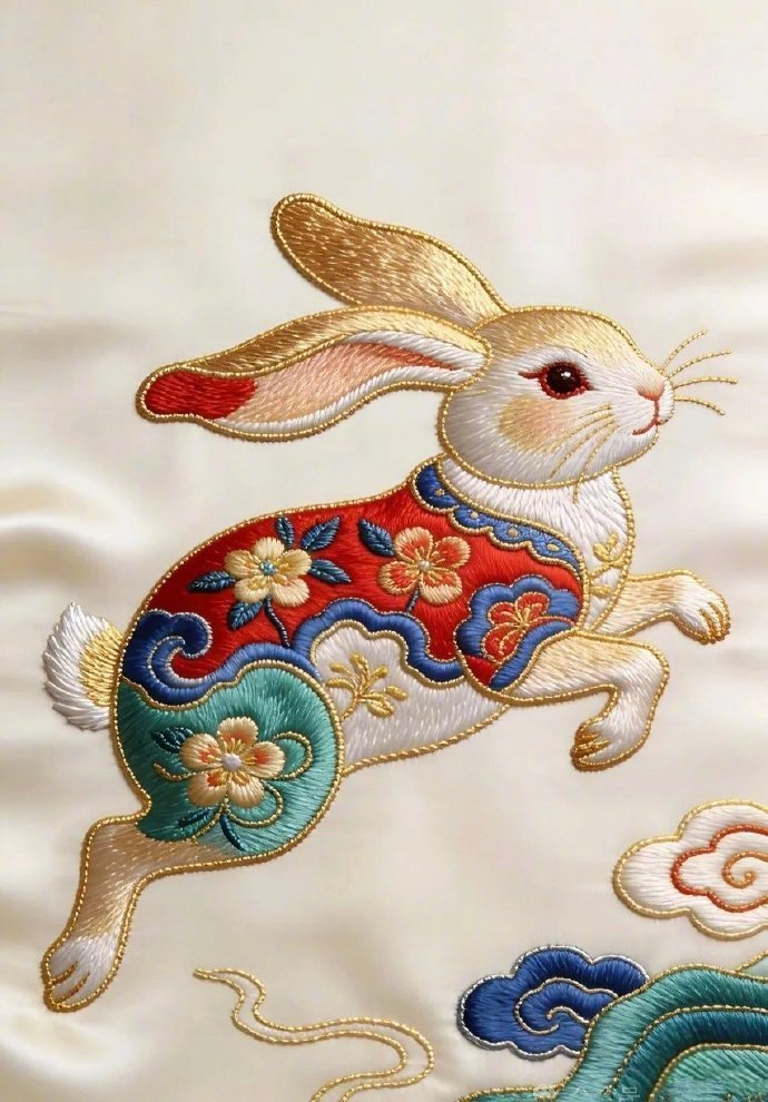 惟妙惟肖的中式苏绣十二生肖守护神兽壁纸 