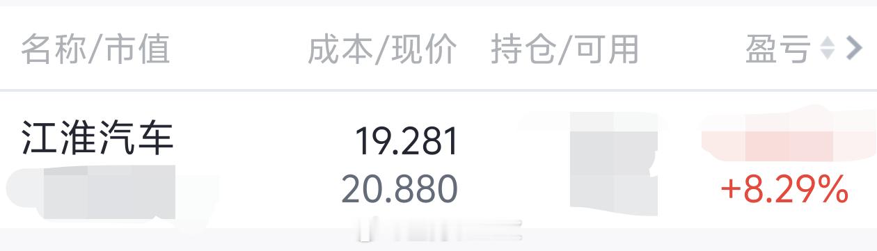 江淮汽车今天要奔涨停去了吗？后悔上周买少了…[允悲][允悲][允悲] ​​​