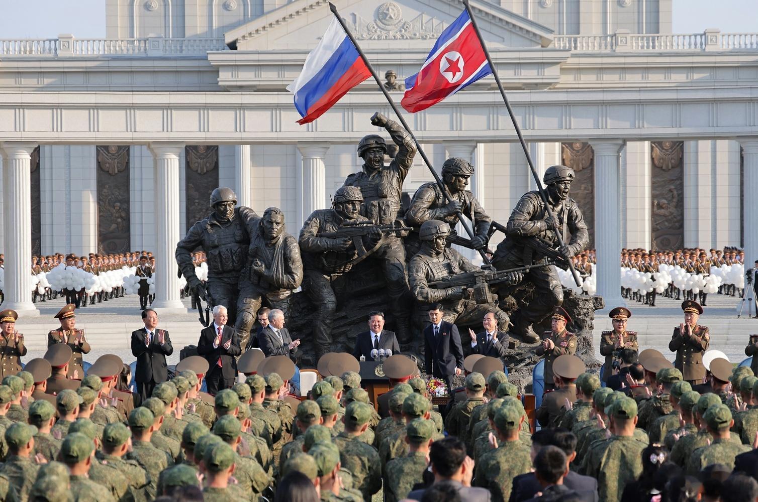 朝鲜的海外军事作战功勋纪念馆竣工典礼在昨日举行（1） 