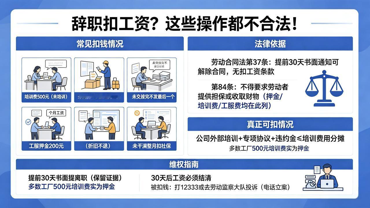 辞职扣工资，扣的到底是谁的钱？

你辞职的时候，人事递过来一张单子：工资下个月1