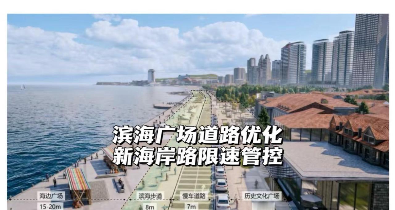 滨海广场道路优化征求意见。为提升滨海广场片区交通效率与空间品质，推动滨海一线城市