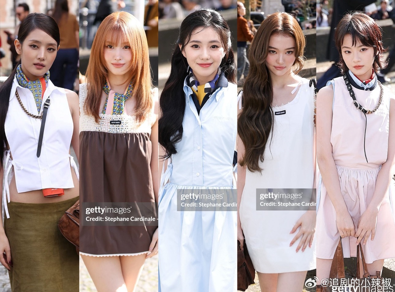 MiuMiu这组生图还蛮不错的，偏爱少女风 