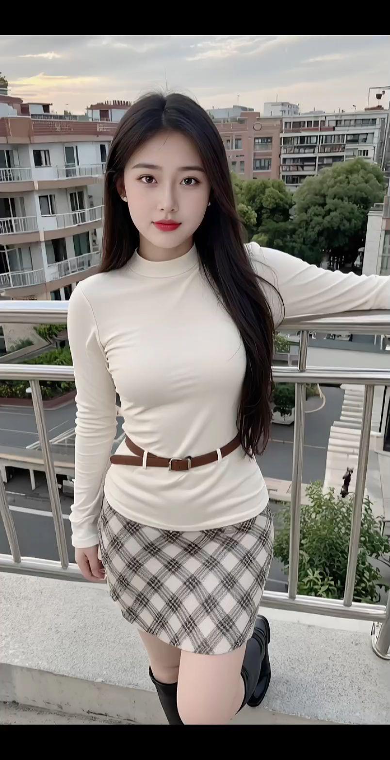 清纯甜美 气质穿搭 耐看型小姐姐 抖音ai创作