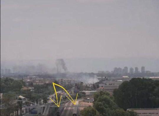9月26日，疑似以色列占领区北部海法市火车站，被黎巴嫩真主党武装发射的远程火箭弹