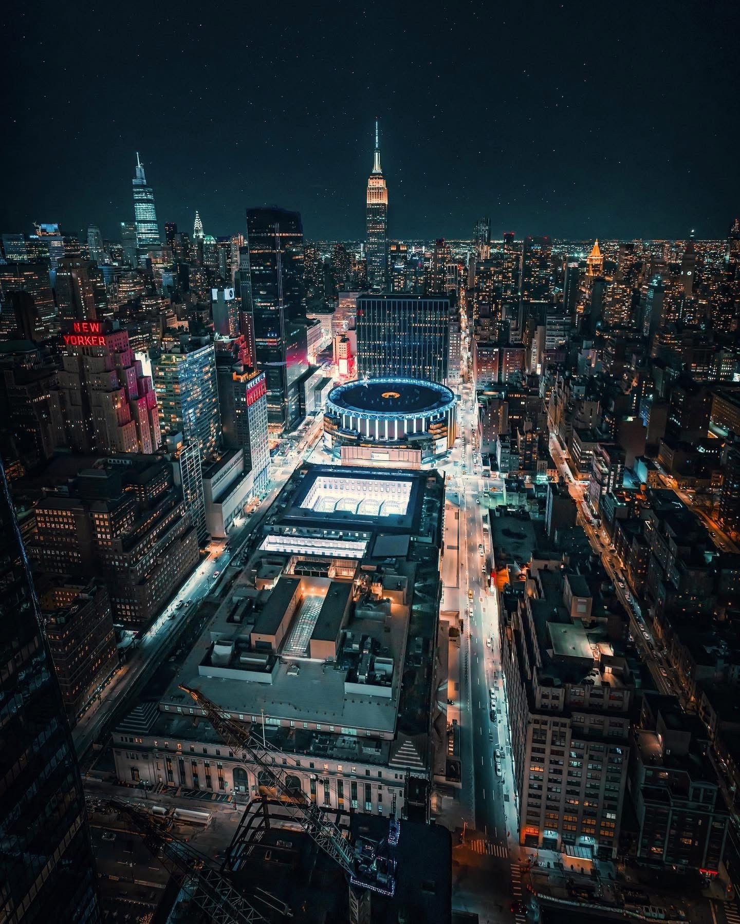 纽约夜景 