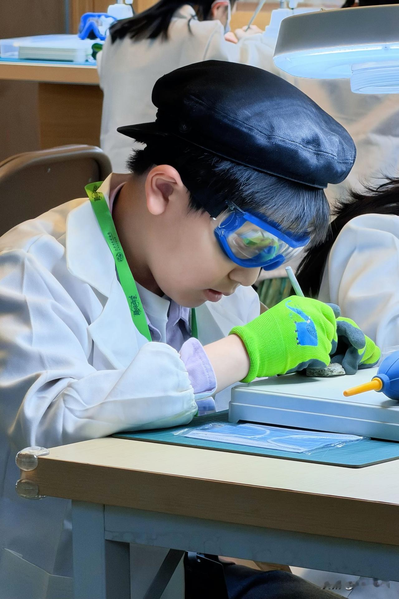 自然博物馆里当一个小小化石修复师，以及挖化石。