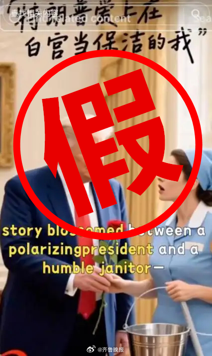 【晚报来论 | #为啥有人信短剧总统爱上保洁会火#】一部子虚乌有的短剧竟然引发了