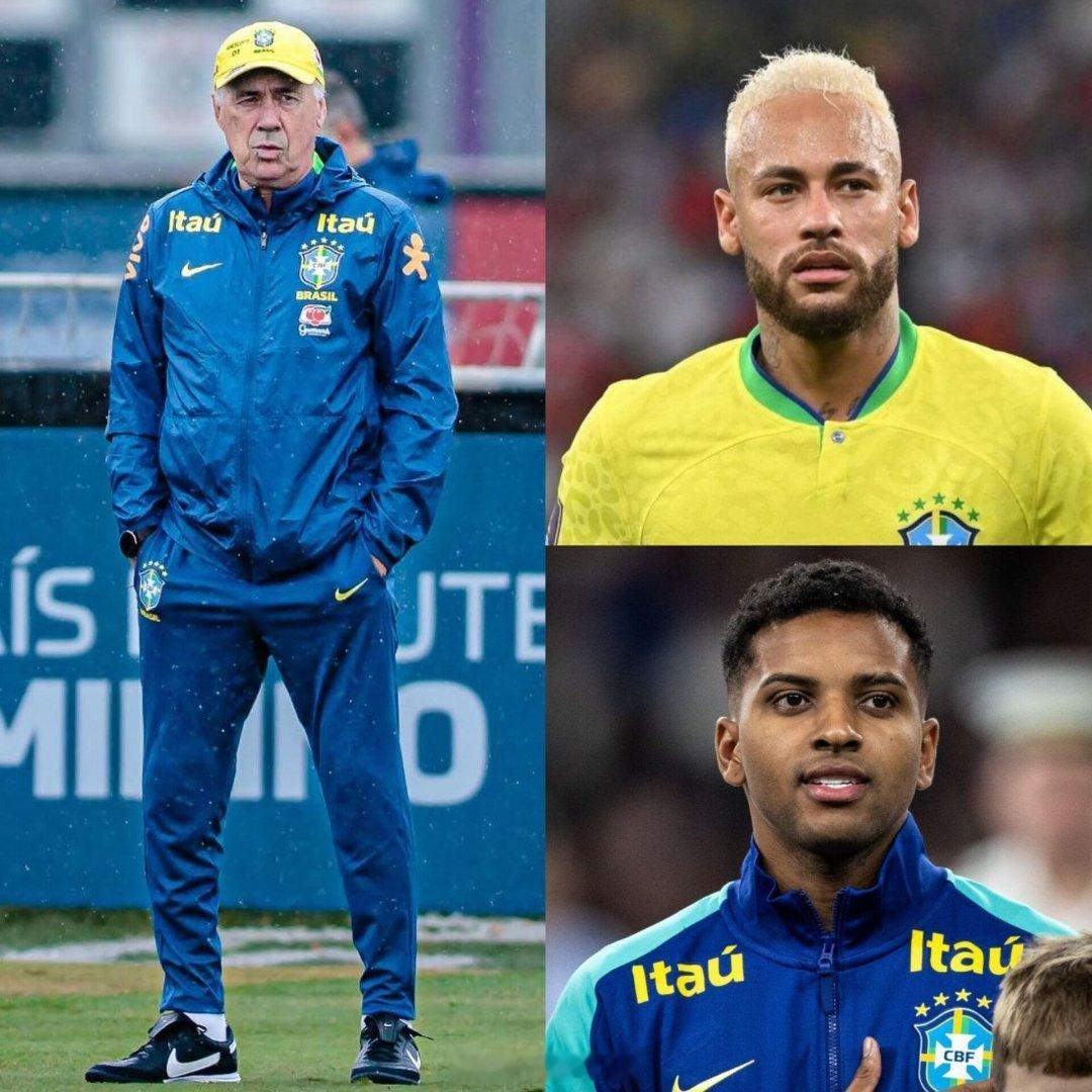 南美世预赛  🇧🇷卡洛·安切洛蒂，巴西国家队主教练🗣“我还没跟内马尔或罗德