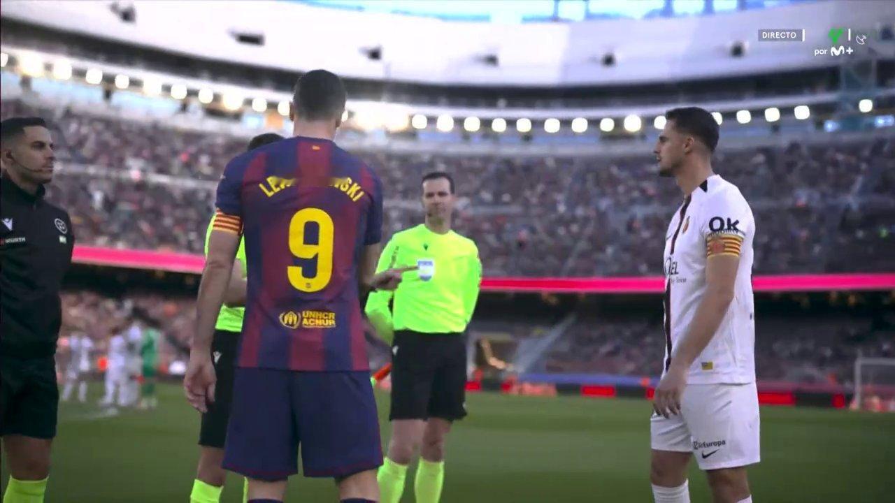 队长莱万多夫斯基😎巴萨巴萨vs马洛卡