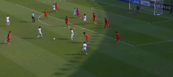 真门神！李昊多次精彩扑救！U23亚洲杯1/4决赛：国足半场暂时0-0u23国足v