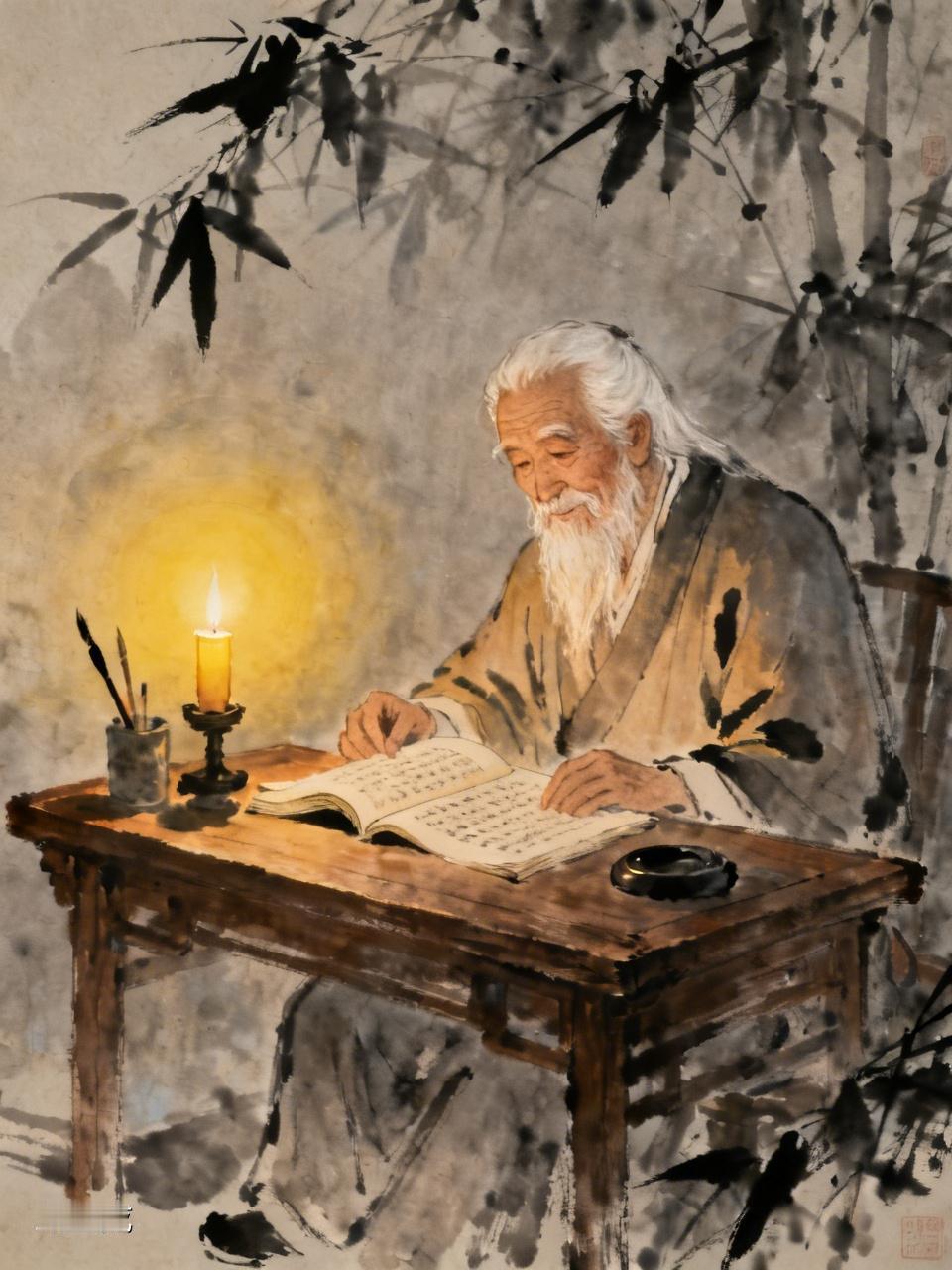 晋平公：我已经七十了，想好好读书，却为时已晚。
师旷：既然晚了，何不点根蜡烛呢？