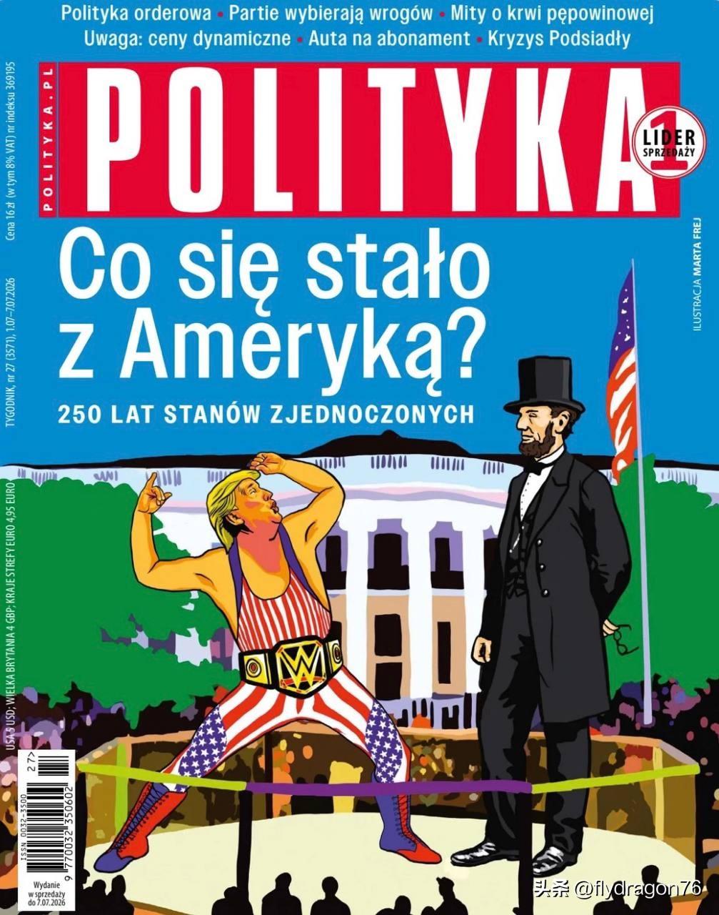 🇵🇱🇺🇸“美国怎么了？”波兰周刊《政治》（Polityka）最新一期的封