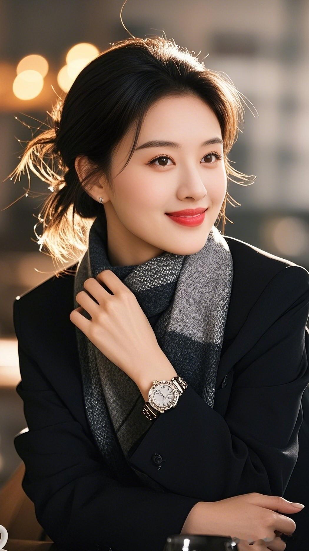 红妆美人笑，时光静好间。美女的美丽体现在何处呢？ 都市雅痞风，优雅气质穿搭，精致