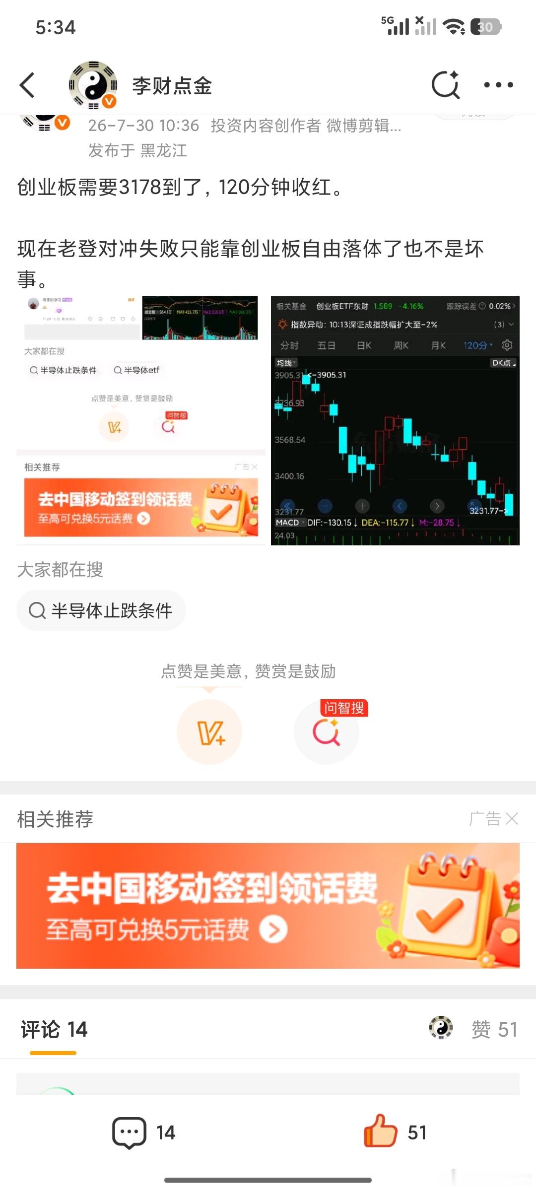 今天这个走势与创业板的，120分钟级别555天均线有密不可分的关系，3178非常