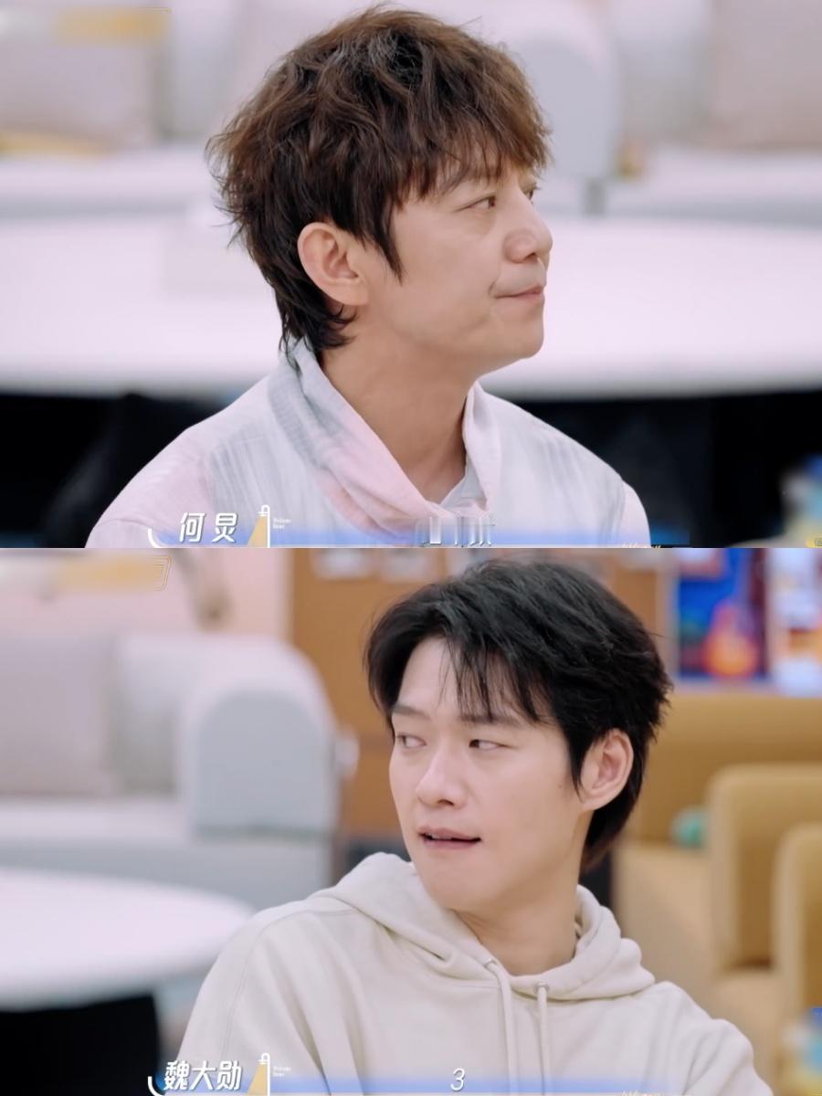 敢对何炅又翻白眼又当面蛐蛐，魏大勋大概是后辈里的“独一份”！

在《我们的宿舍》