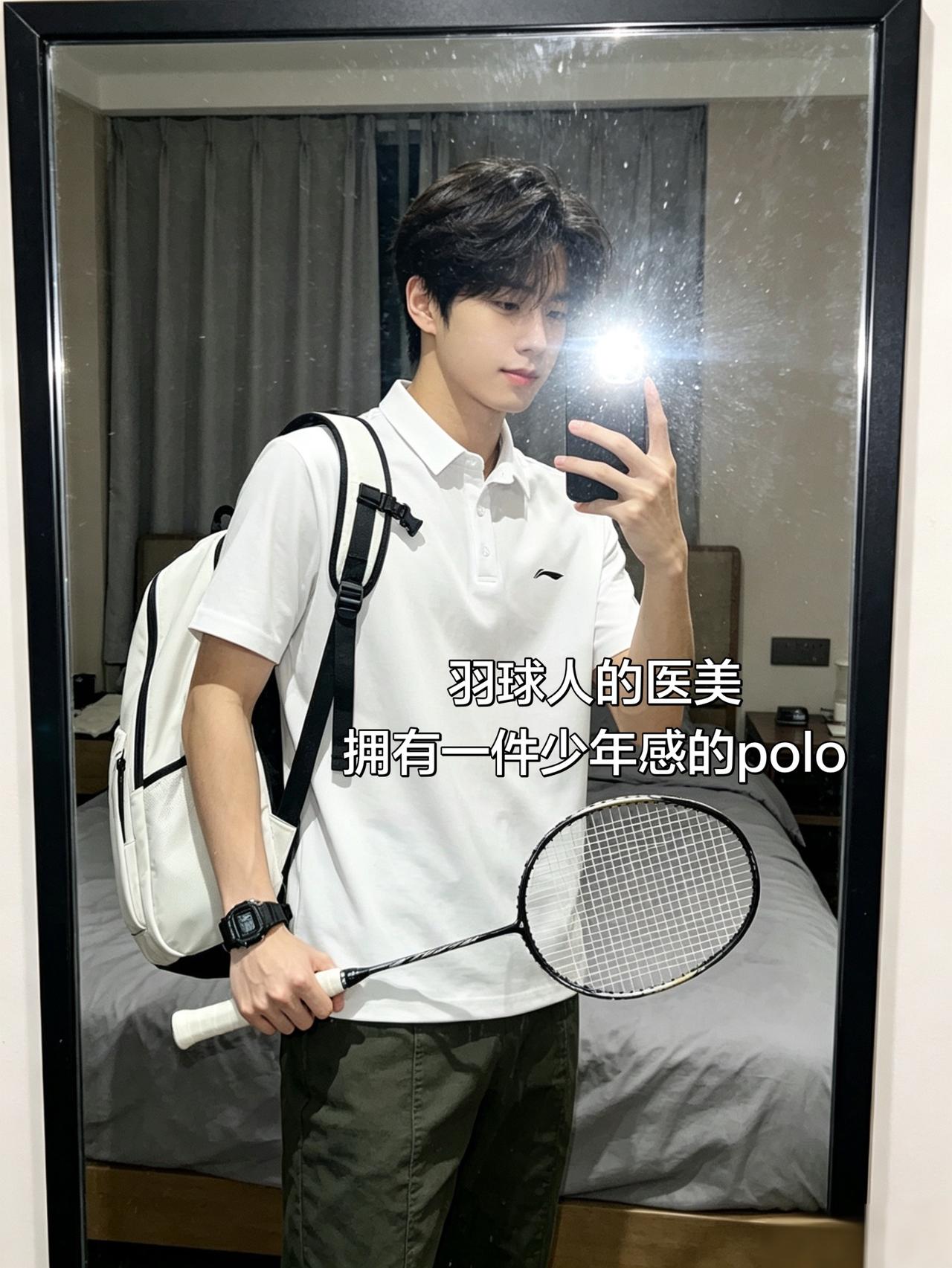 羽球人的医美
拥有一件少年感的polo