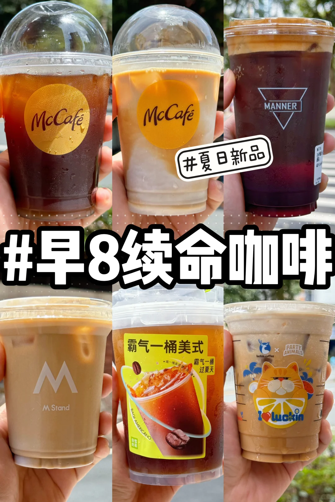 9️⃣9️⃣6️⃣早8打工人!1周6天续命咖啡喝什么？