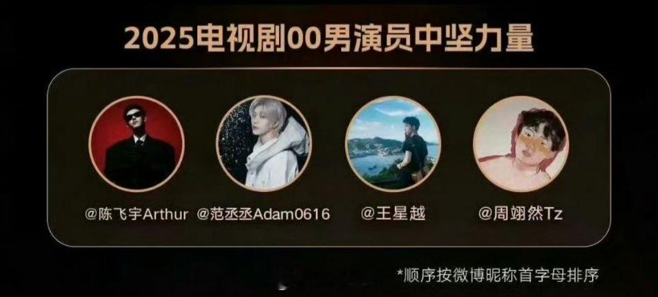 浪选00四小生：陈飞宇、范丞丞、王星越、周翊然。 ​​​