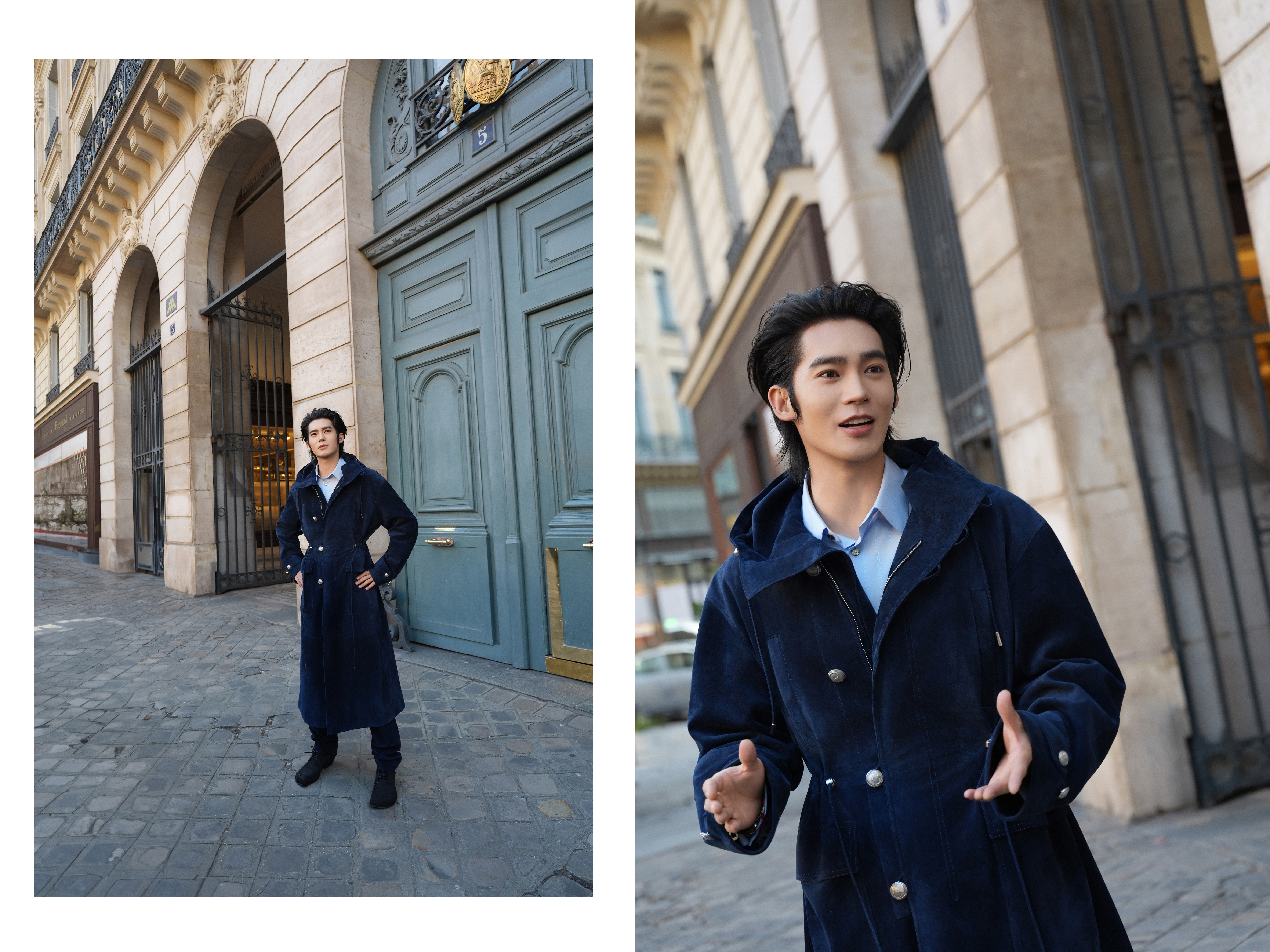 于适 ｜ Dior 男装周巴黎男装周 来自于适在巴黎街头的一组新片 ，无论是造型