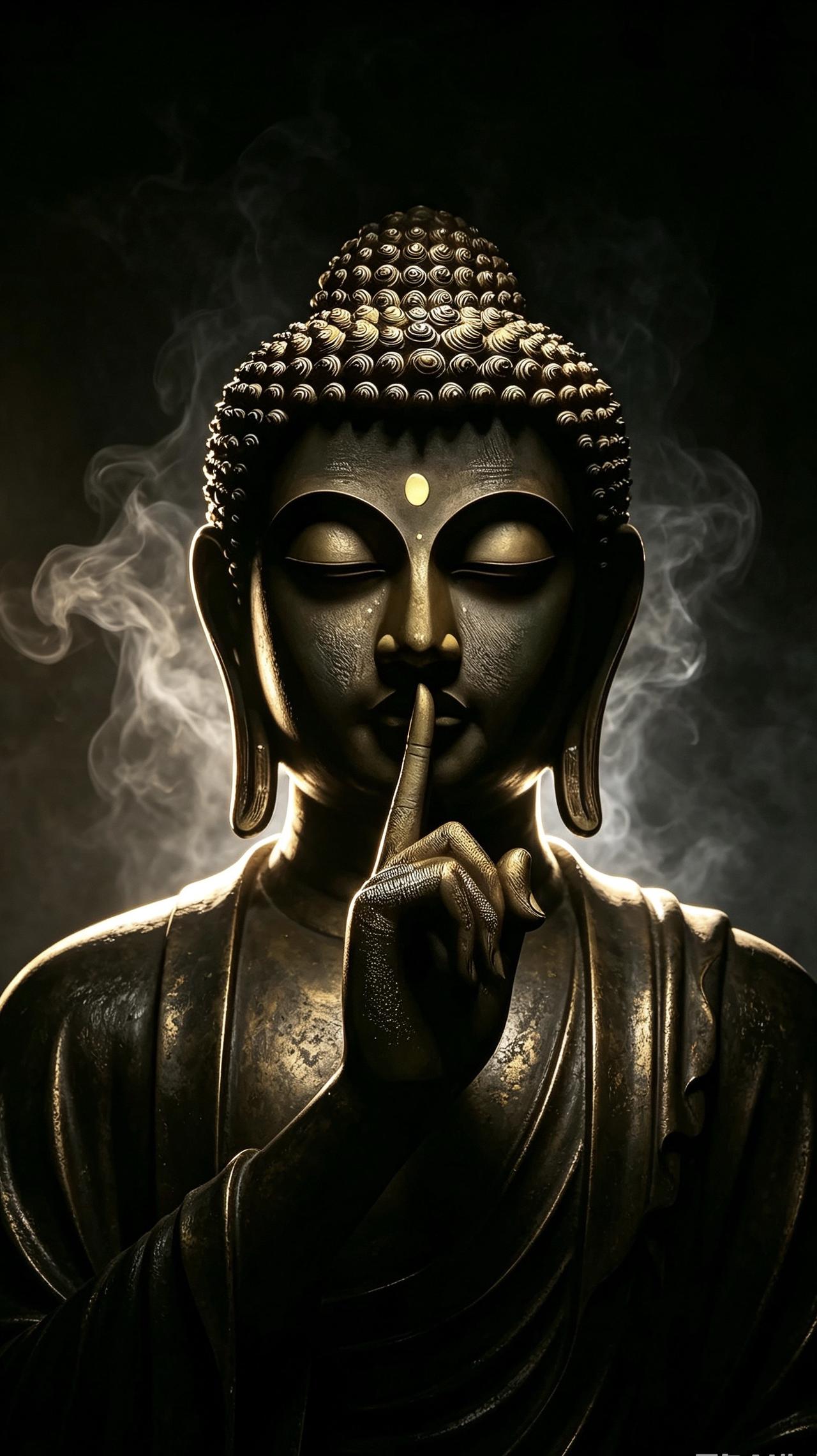 心上像衰落的太阳般低沉
把所有梦写进佛语
祝自己，祝你们
一切皆好
不需要三叩九