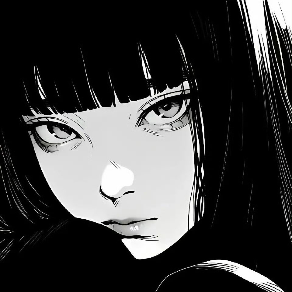 𝑾𝒆𝑪𝒉𝒂𝒕头像分享｜动漫头像｜低像素｜黑白 