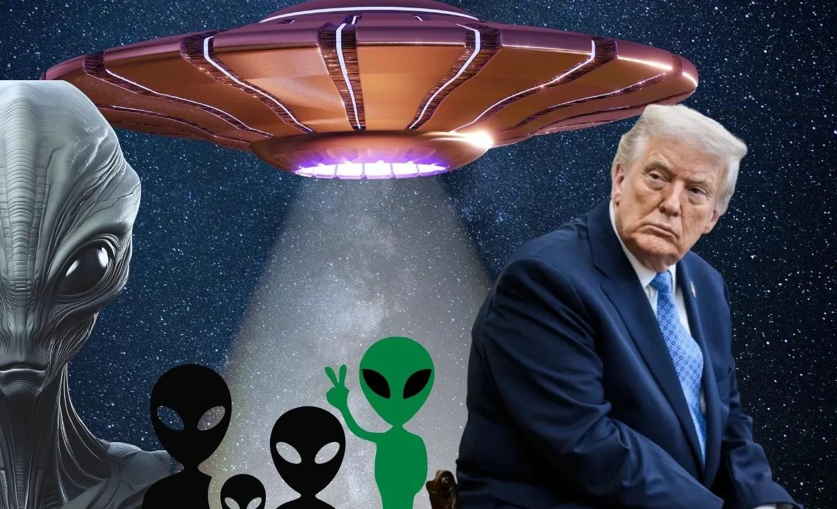 聊点有趣的，特朗普放话说，他要公开外星人和UFO的机密档案，网友炸锅，各种“特朗