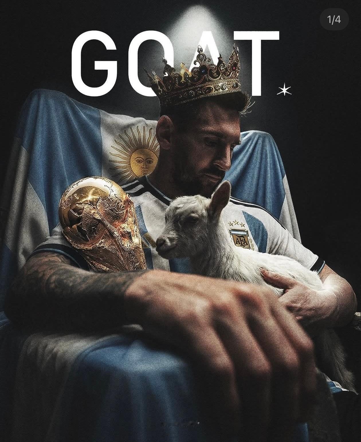 The king of the football梅西阿根廷国家队世界杯