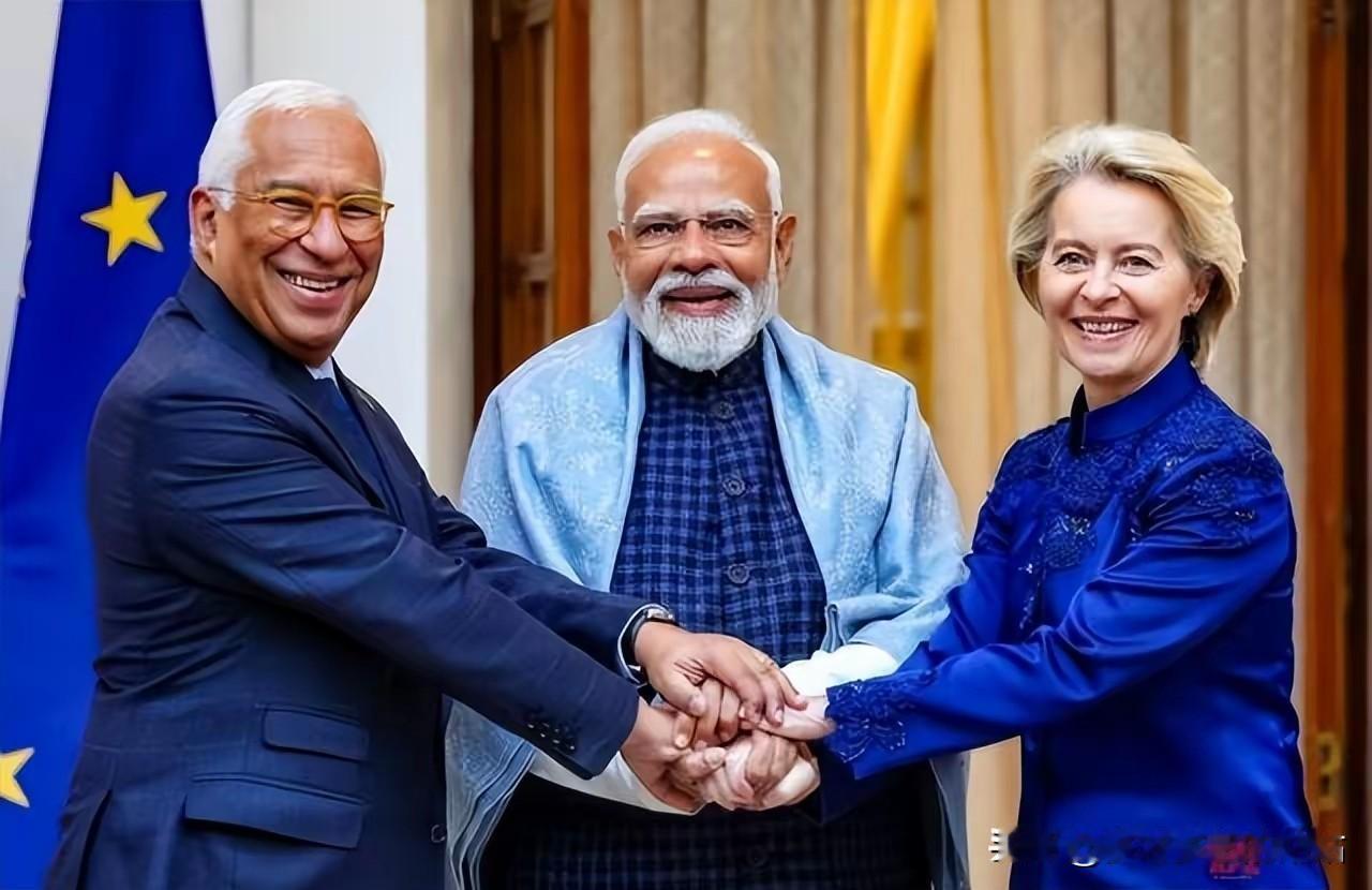 为何欧盟会跟印度达成自由贸易协定呢?其实，原因很简单，那就是欧盟真的没有办法了，