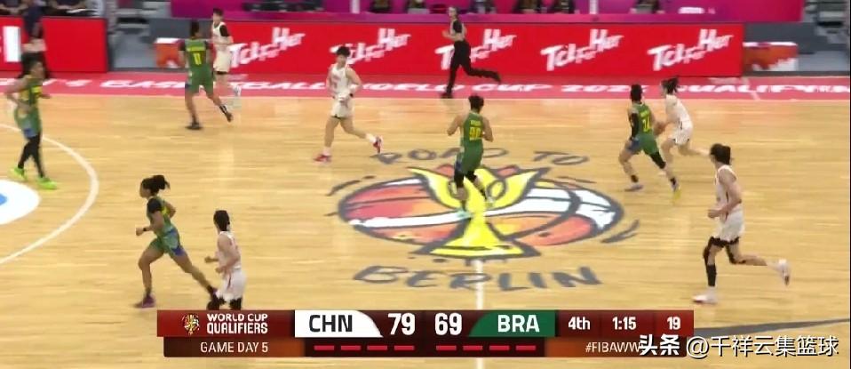 女篮世预赛中国女篮83：71击败巴西，韩旭表现非常出色，投篮13中8得到22分8