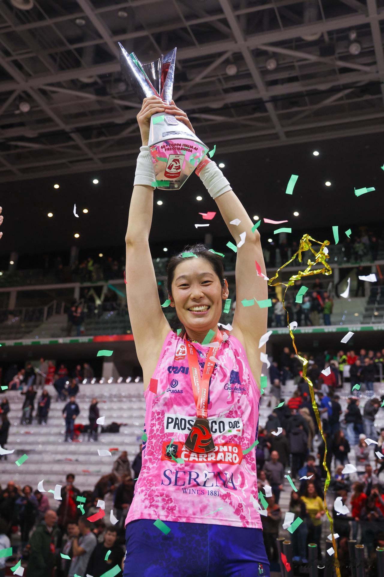 2025-2026赛季意大利女排联赛常规赛第二十二轮结束，各队胜场积分排名如下：