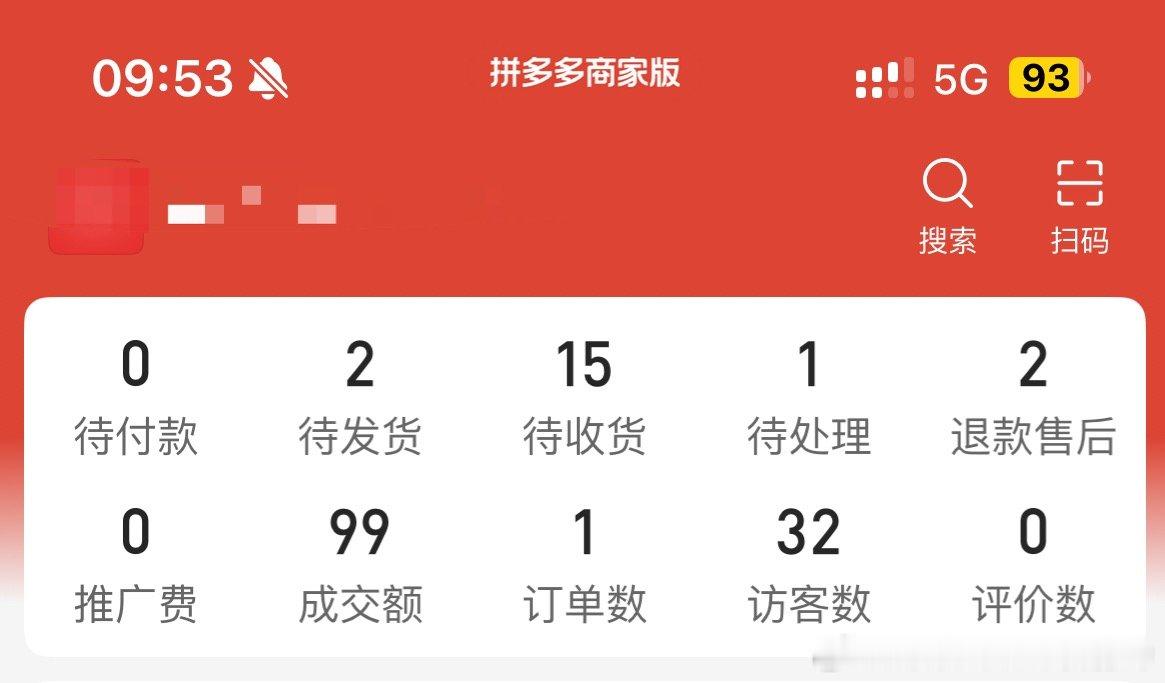 确认收货仨，半道仅退款一，新增订单+1
