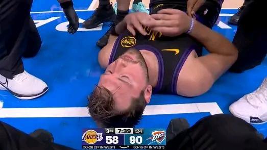 这个赛季湖人是不是没了？

本来是西部前三，今天被雷霆痛揍。

加上东契奇受伤，