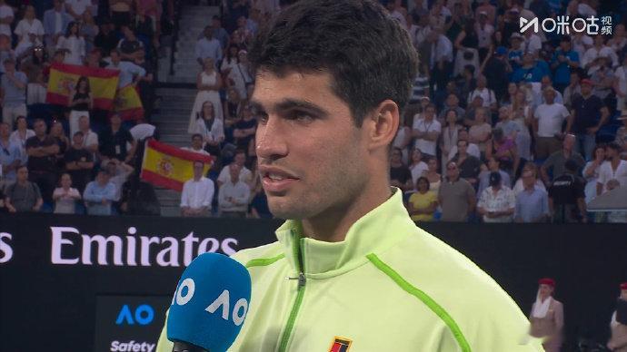 阿尔卡拉斯回应晋级澳网决赛阿尔卡拉斯说信念让我赢下比赛 阿尔卡拉斯赛后：是信念让