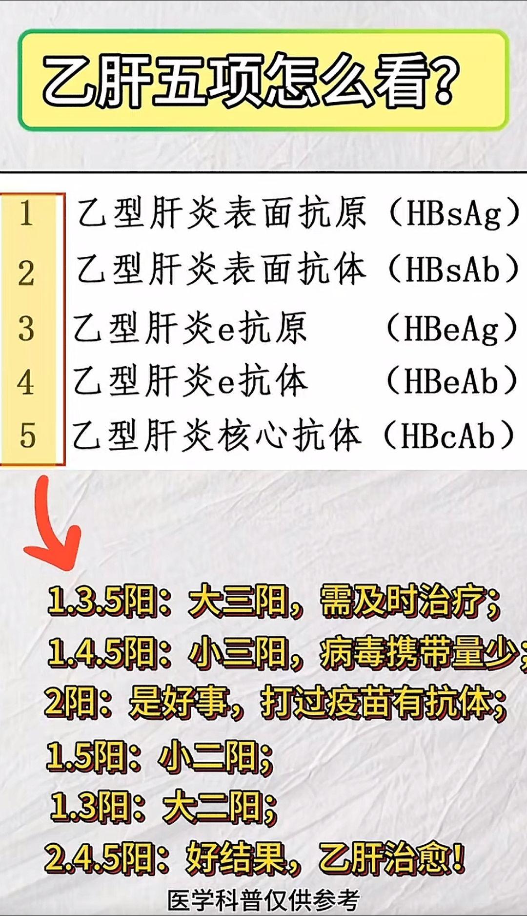 山东 乙肝五项 医学科普