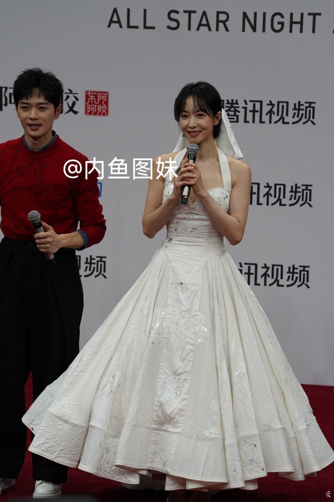 宋茜曹骏星光大赏生图直出，状态如何？星光大赏红毯宋茜星光大赏