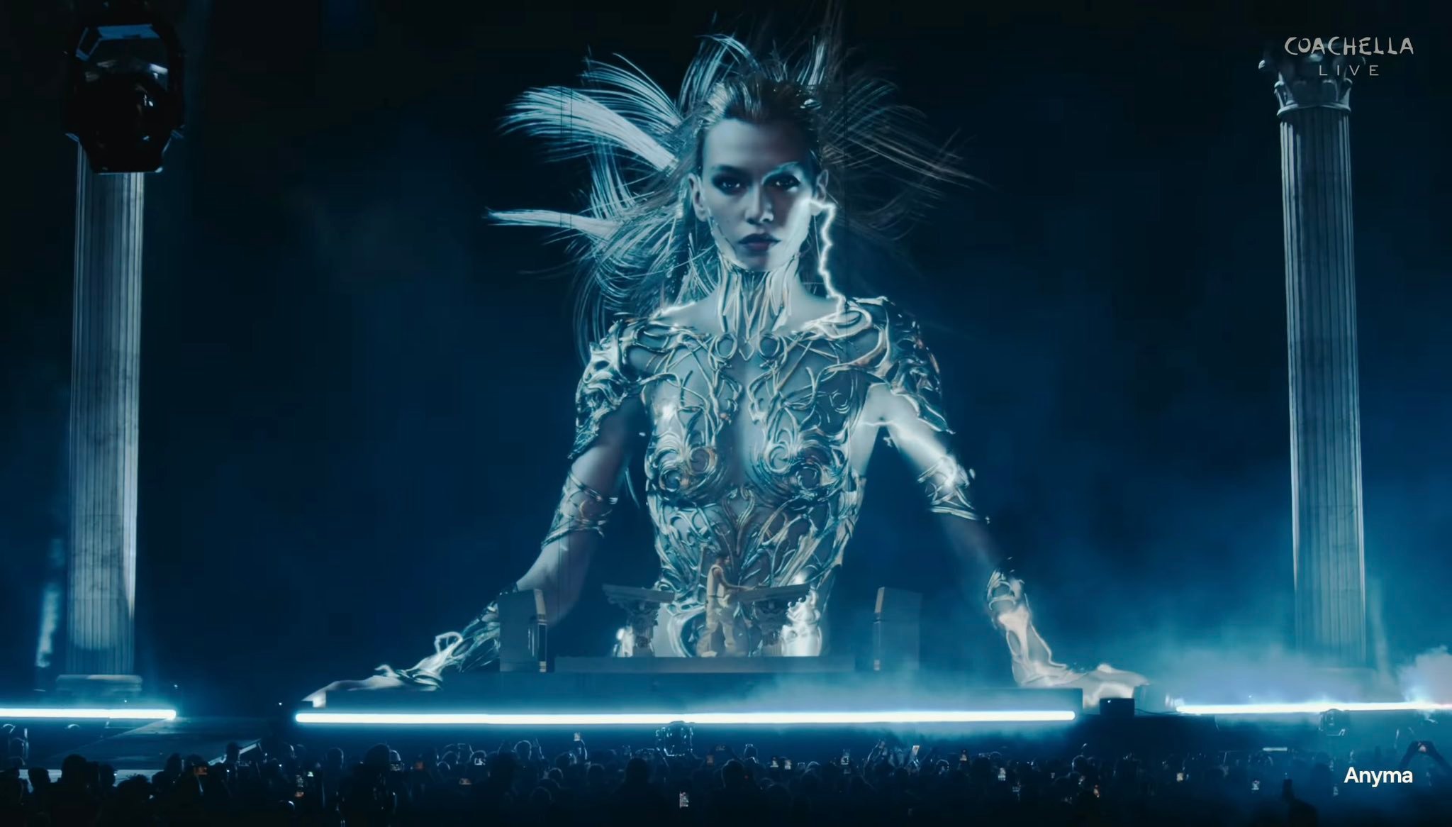 啊啊啊啊啊啊啊啊啊Anyma科切拉舞台开始啦！！！！！期待Lisa💥💥💥 