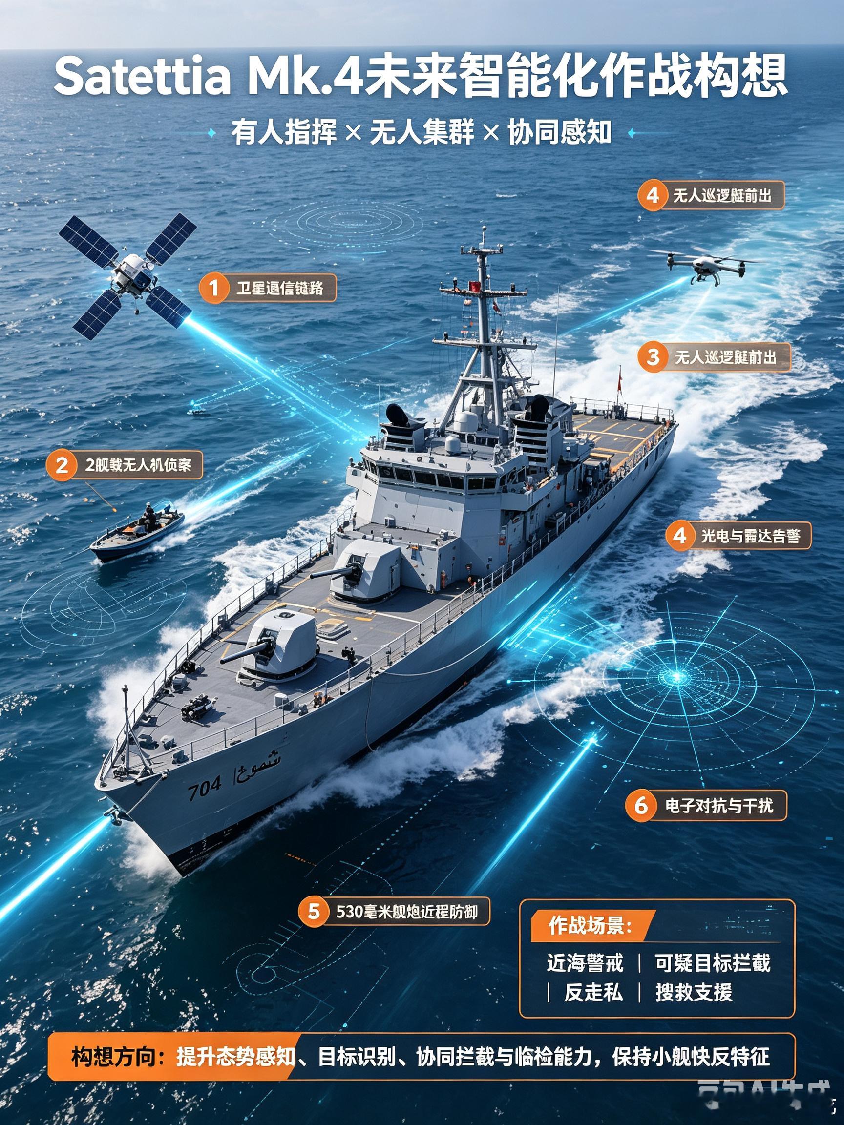 伊拉克🇮🇶Saettia Mk.4｜意大利造近海巡逻舰⬩基本概况：由意大利芬