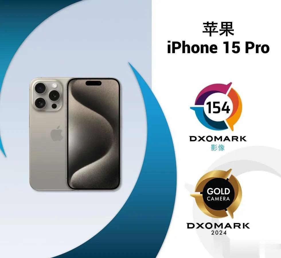 iPhone15 Pro的DXOMARK影像得分也出炉了。和Max一样同为154