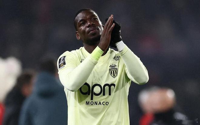 博格巴：回归赛场固然很棒，但输球很失望法甲第13轮，摩纳哥1-4不敌雷恩，博格巴