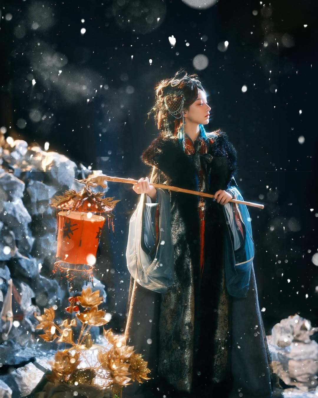 程潇 过年营业照 