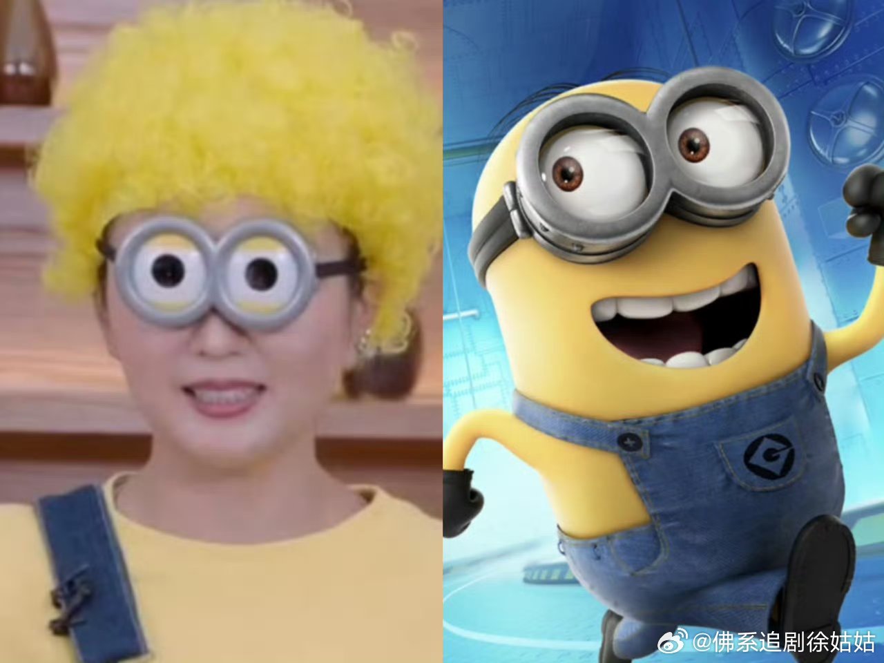 #何洁李斯丹妮 请勿随意模仿# 何洁李斯丹妮的cos真是让人猝不及防啊，又可爱又