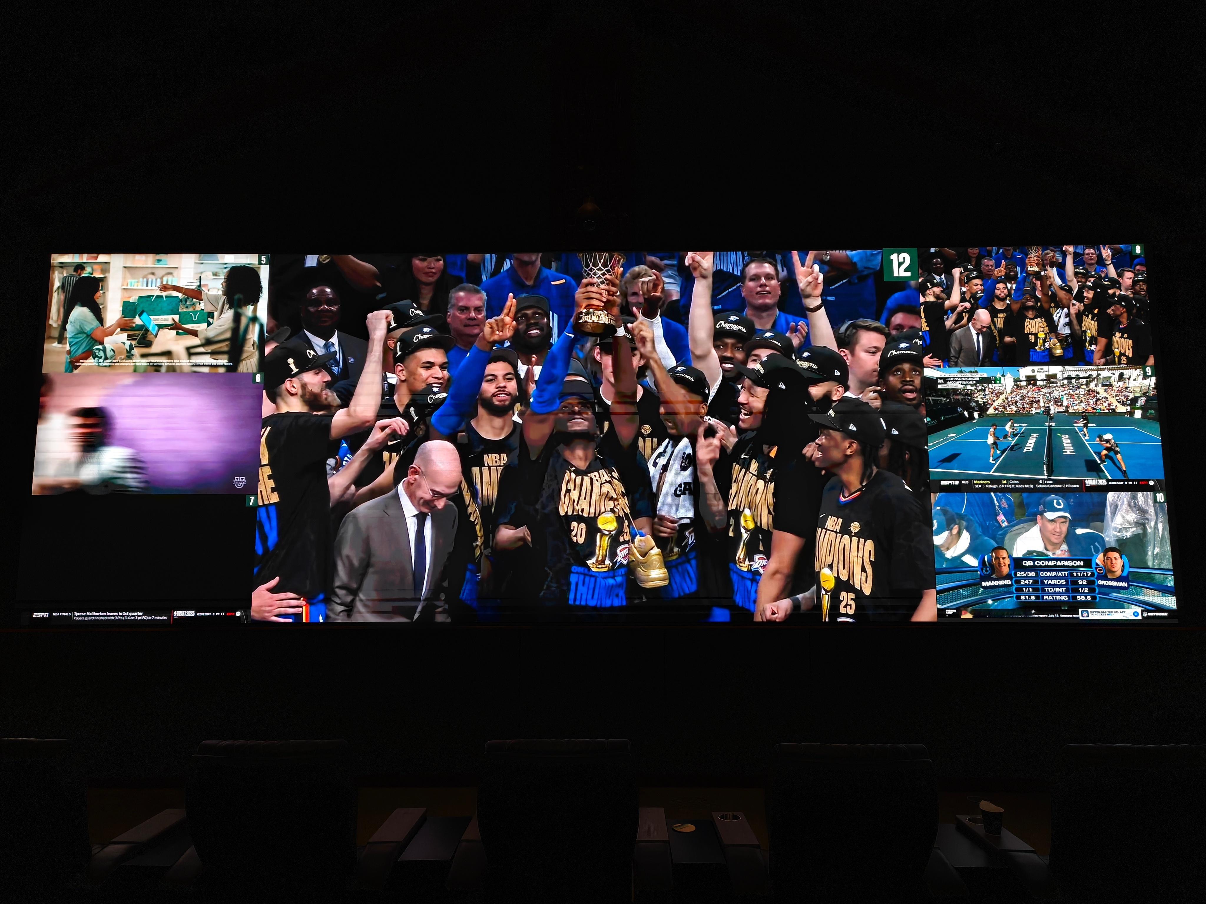 雷霆总冠军🏆！​哈顿来年再战吧​不知道阿杜怎么想NBA七年七个总冠军  ​​​