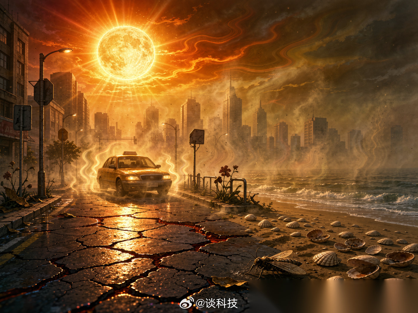 刚出租车师傅跟我说，今年夏天热得邪乎，他跑了八年车第一次见七月晚上还三十七度。我