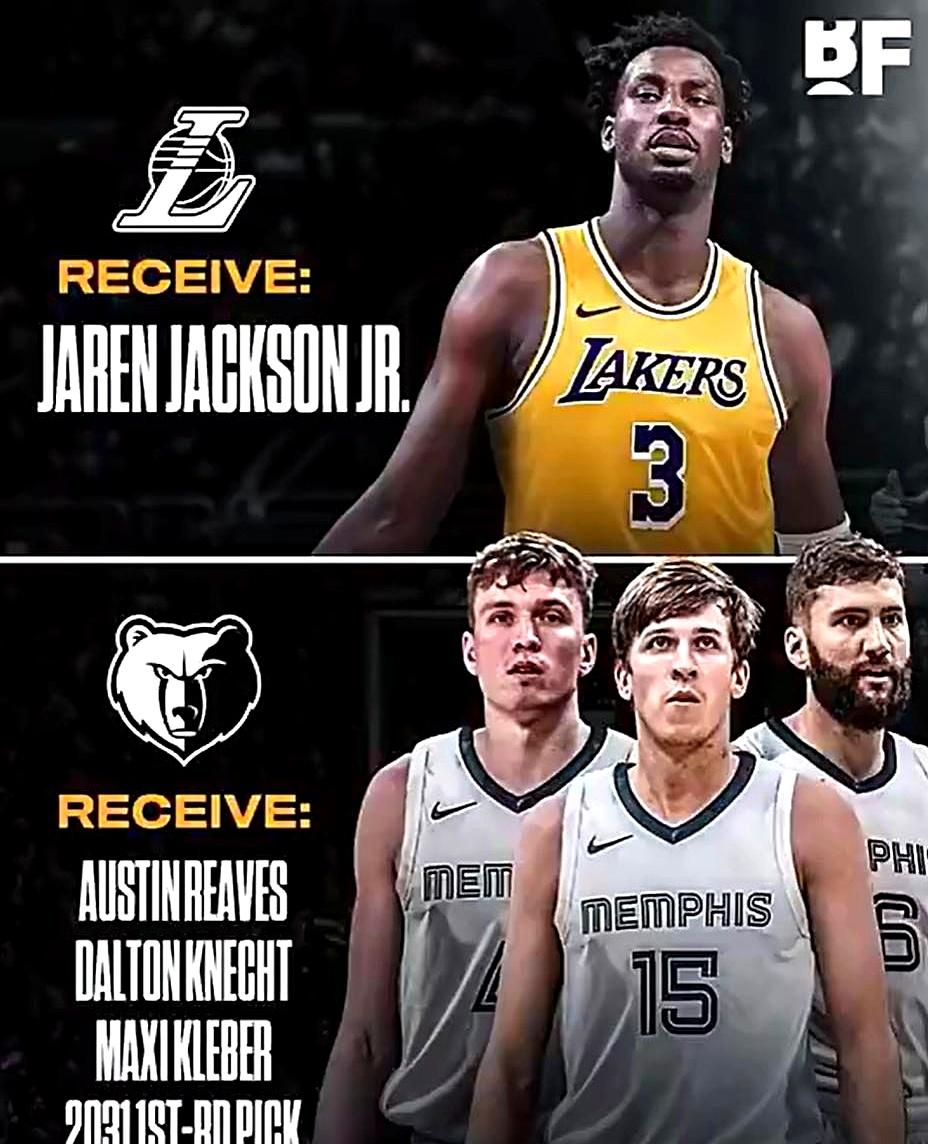 疯了吧？美媒交易设想：
 

湖人送里夫斯、克内克特、克莱贝尔+2031首轮换灰