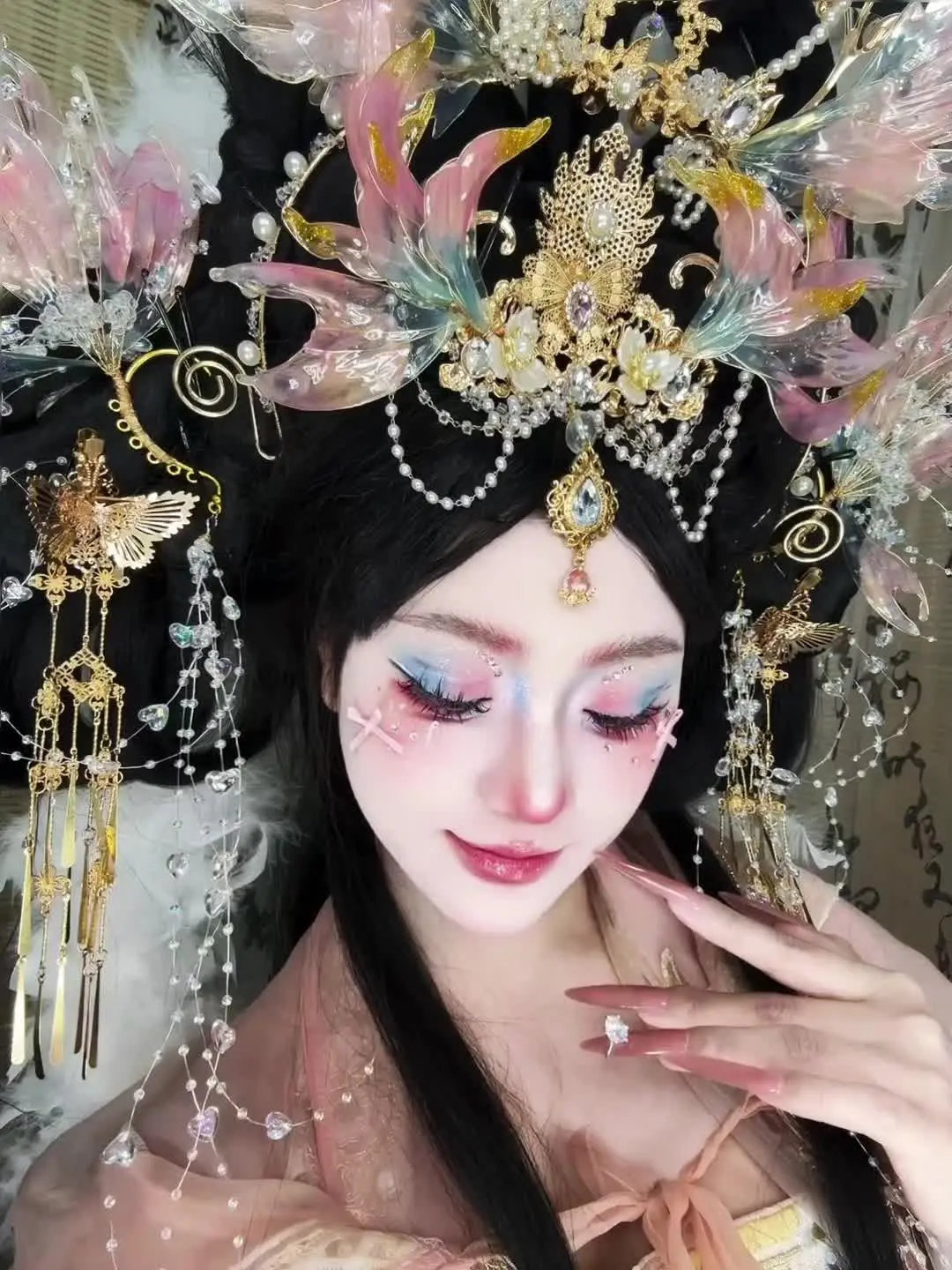 是粉色锦鲤哎～