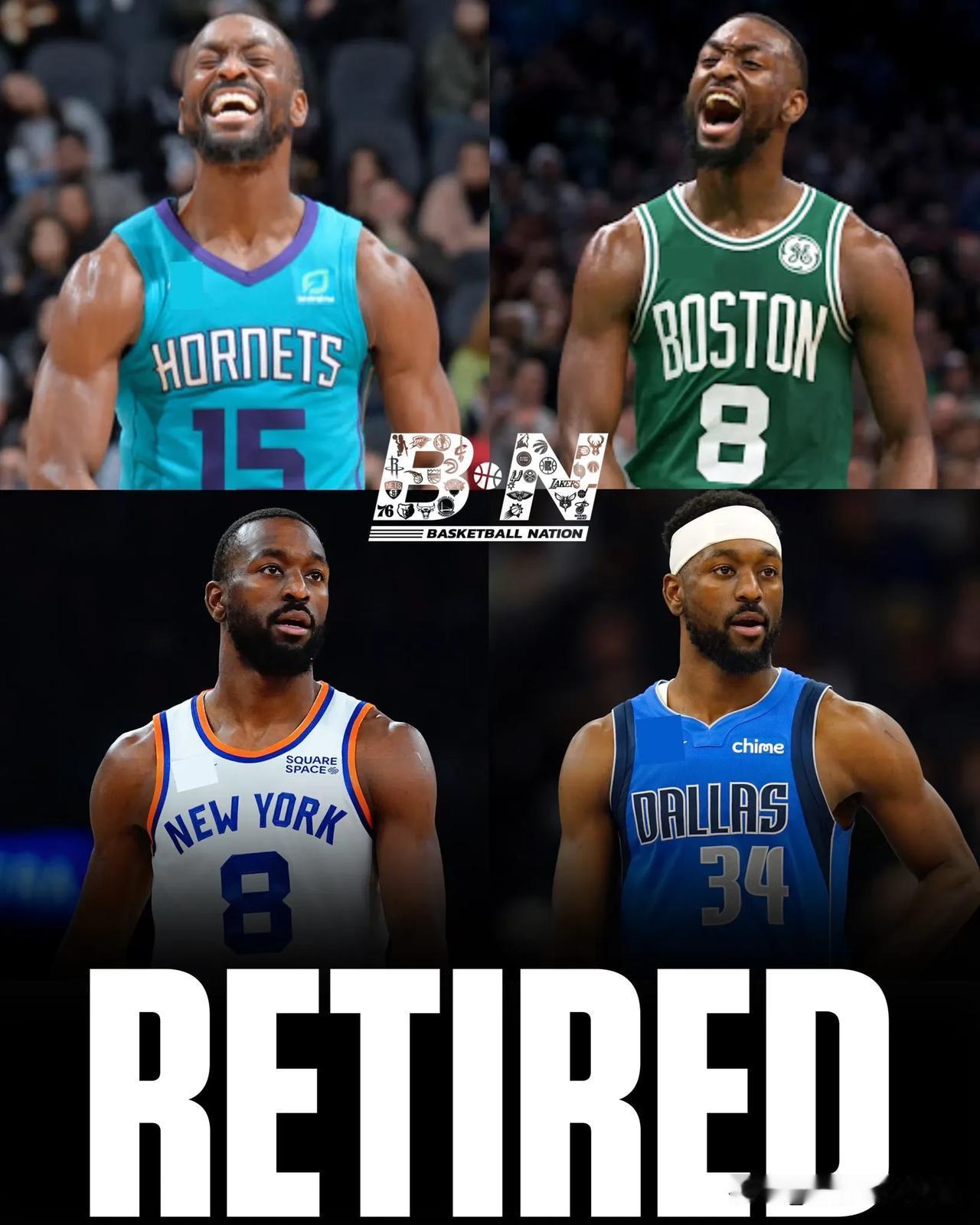 肯巴·沃克已正式退出篮球界。

NBA 奖项
•4 次入选 NBA 全明星（20