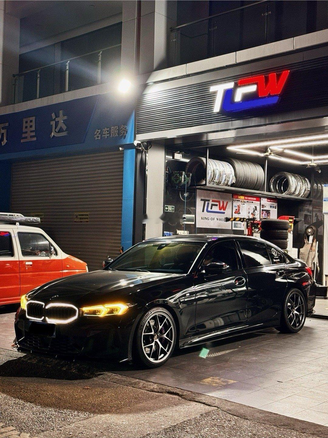 宝马3系 完工案例供参考铃王 BBS RID DB颜色 19寸 