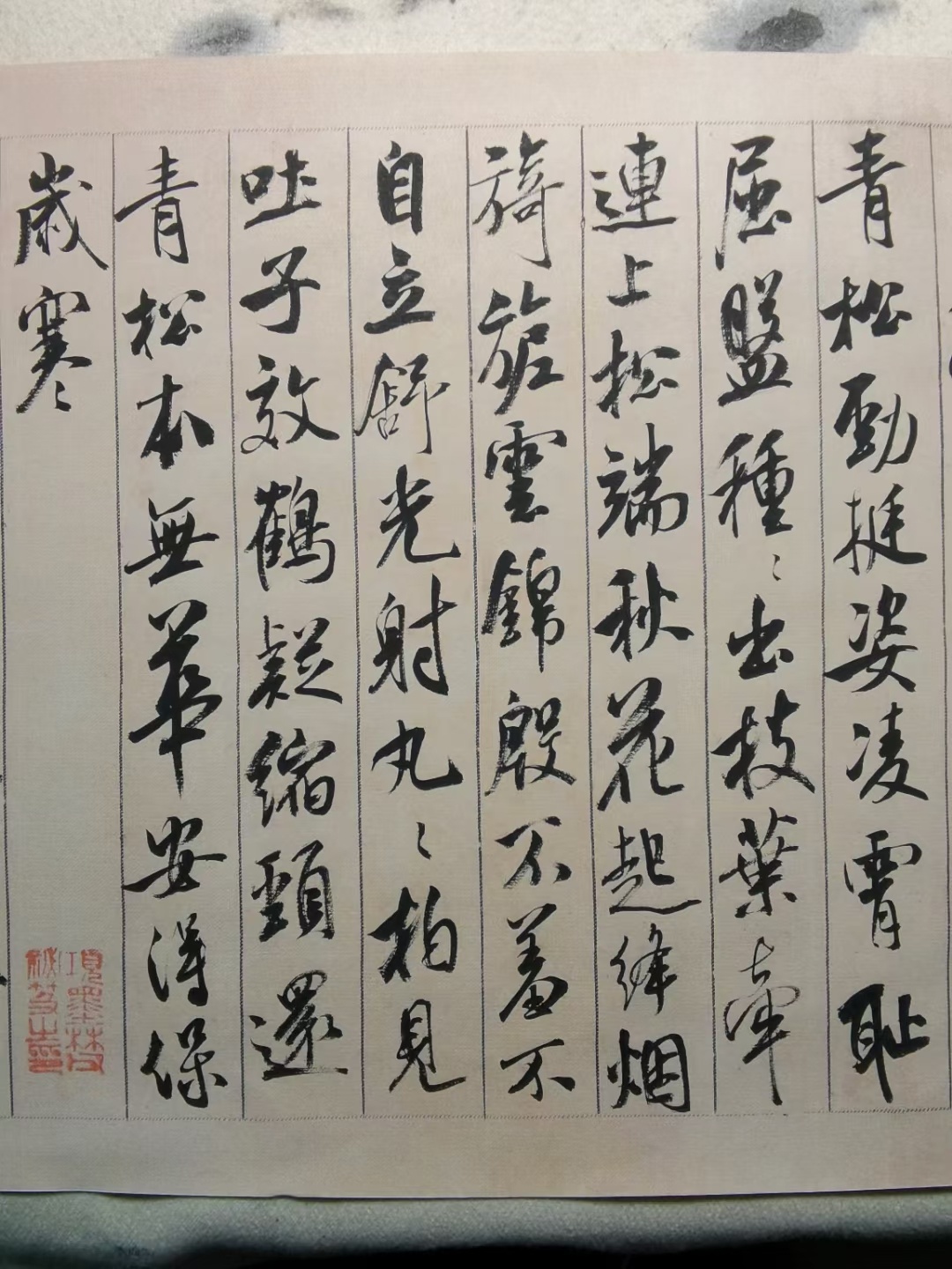 临《蜀素帖》 ​​​