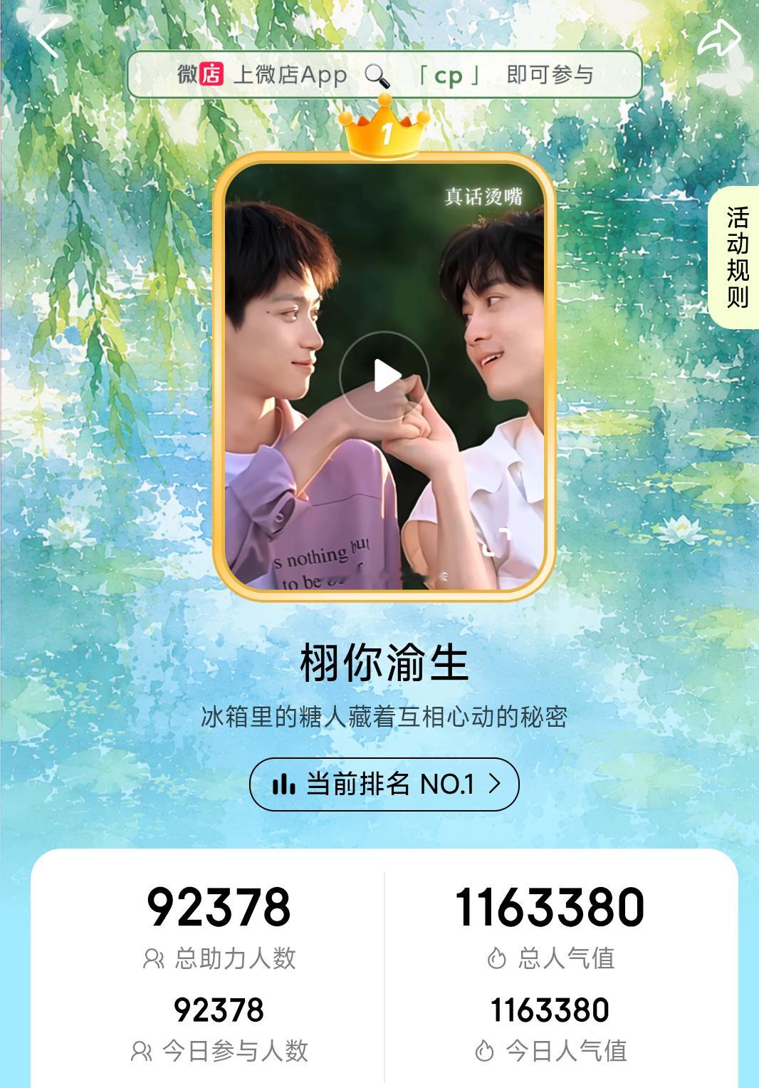 最后一冲刺了栩你渝生雷朋花街