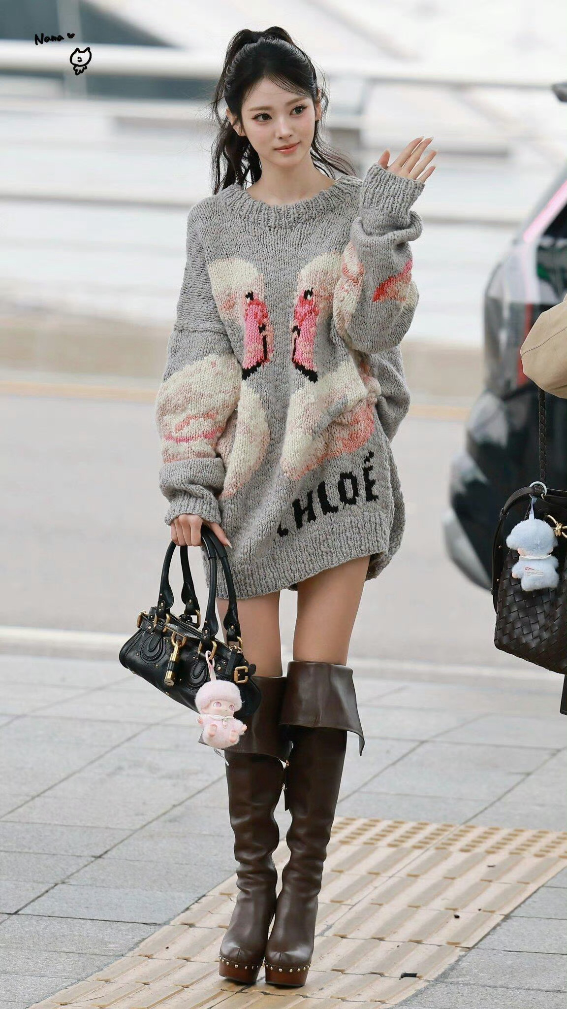 【田中杏奈】这头身比是神吗…视觉幻高了十厘米 